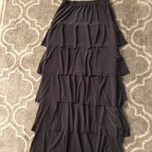 Grey Junee Ruffle Skirt